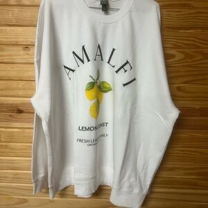 Wild Fable White Amalfi Sweatshirt